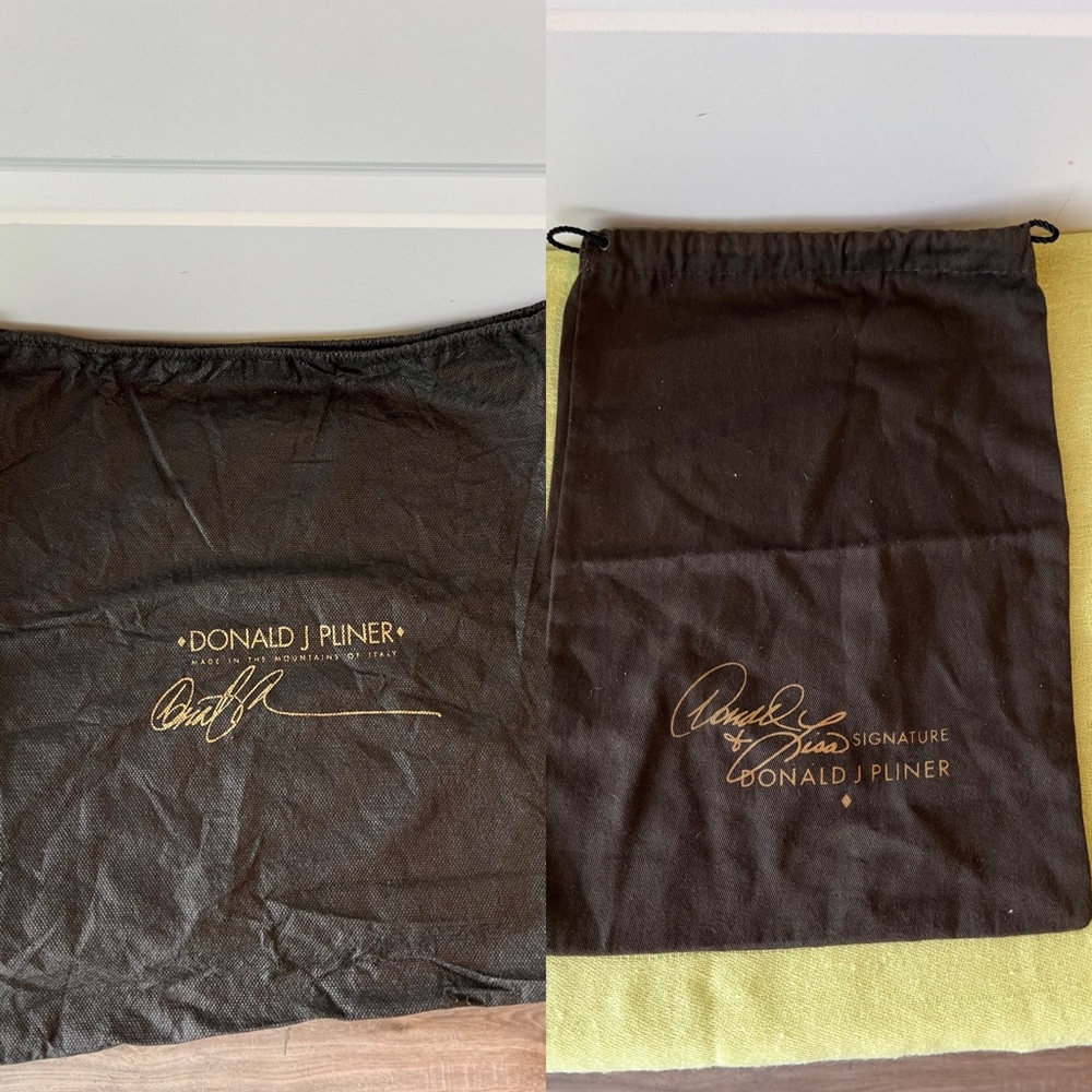Donald J. Pliner dust bag bundle